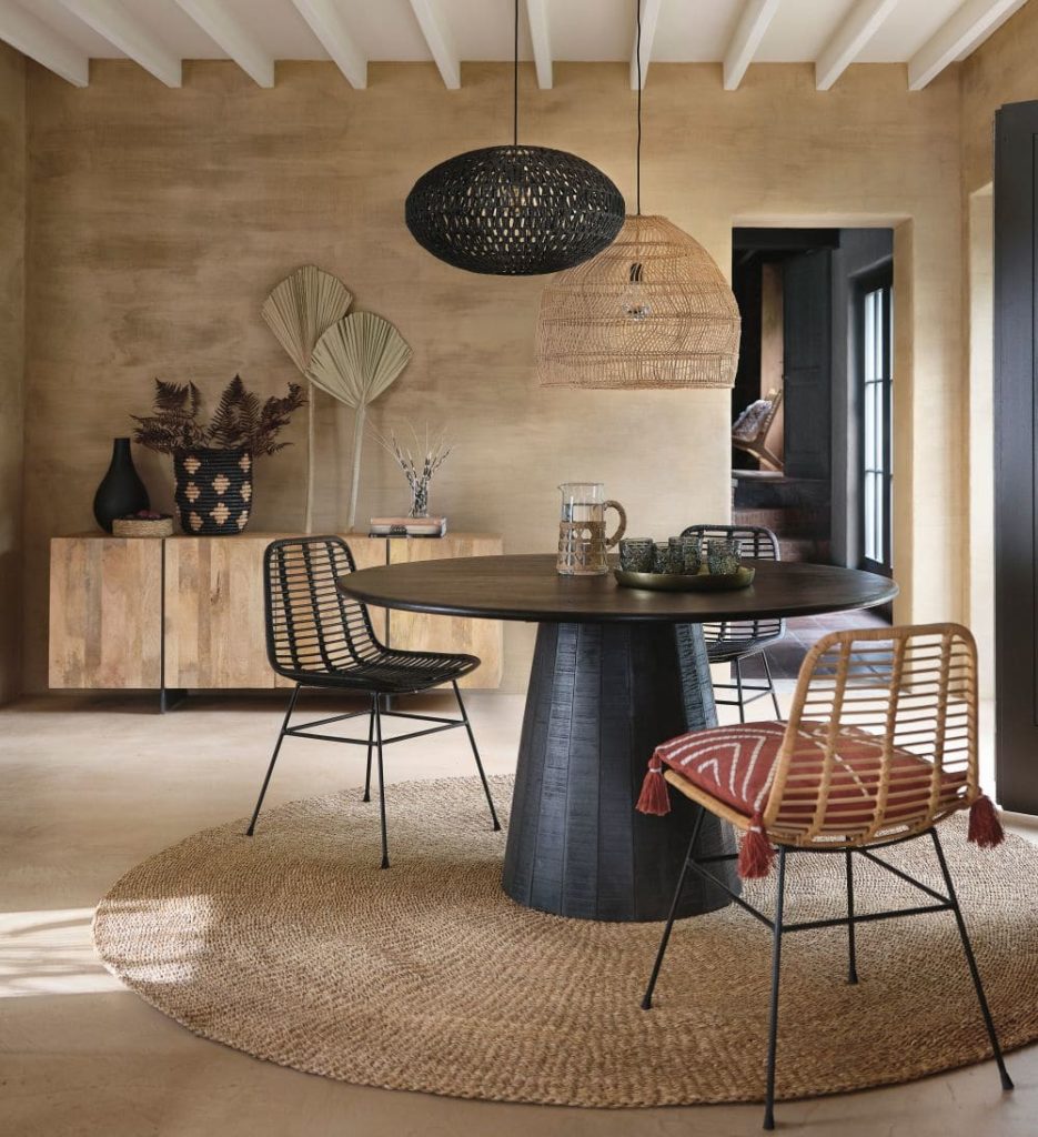 Tabouret design effet terrazzo Noir - Normann Copenhagen – Maison Caldeira