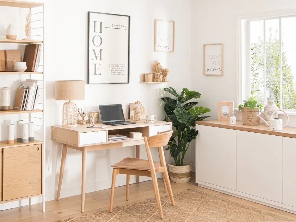 Bureau scandinave : un meuble bois design et pratique esprit